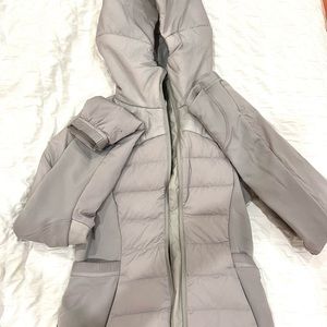 Lululemon grayish purple puffer jacket